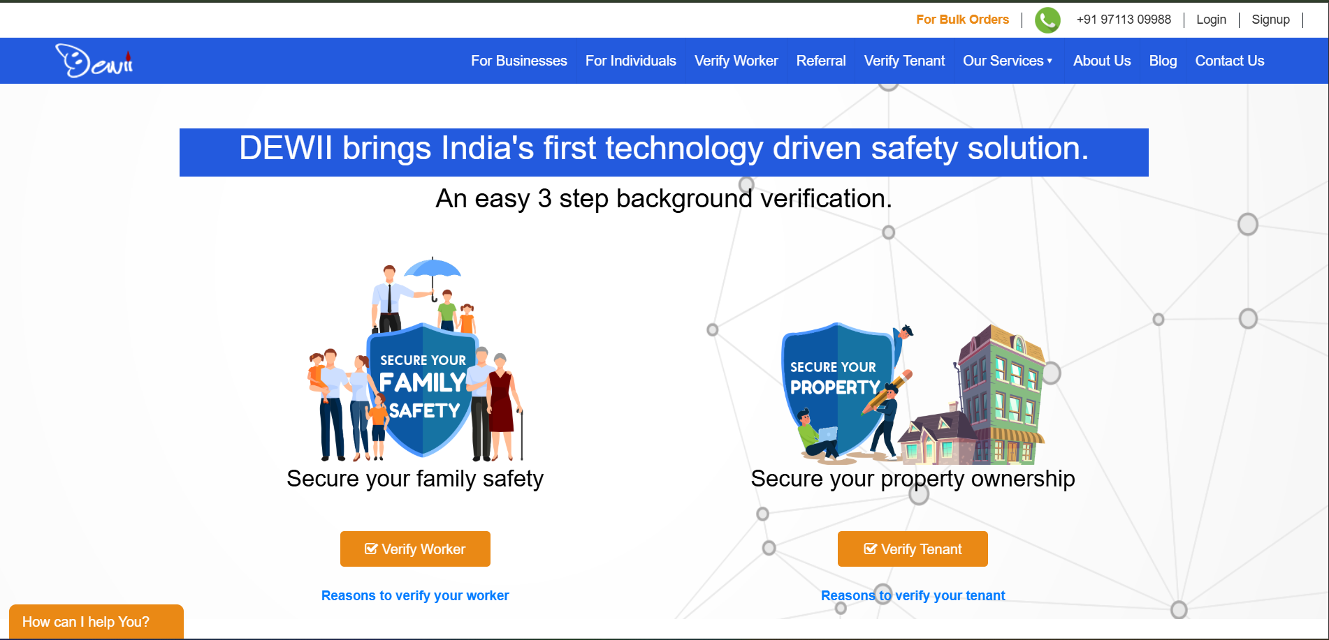 Dewii Background Verification Platform